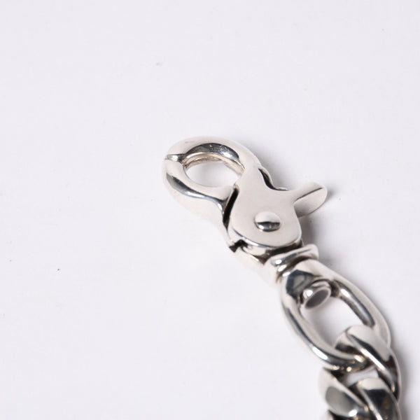 Like new CHROME HEARTS 2CLIP CLASSIC SHORT-T 2 Clip Short Classic Wallet Chain Weight 214.51g 25 Links Used 4a000556