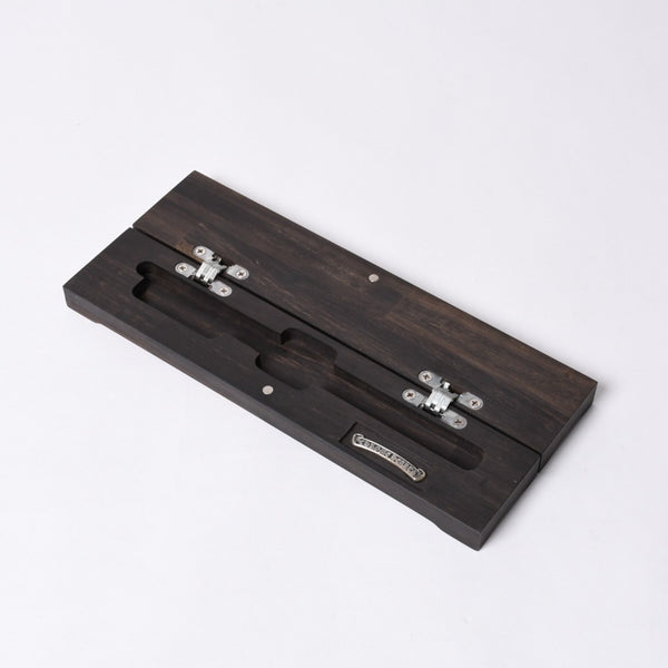 新品未使用 CHROME HEARTS クロムハーツ 時計ケース エボニーウッド シルバー925 ブラウン 中古 4a000615
