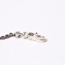 画像をギャラリービューアに読み込む, 新品未使用 CHROME HEARTS クロムハーツ ペーパーチェーン付き 3セメタリークロスパッチ レザーウォレット 財布 シルバー925 中古 4a000693