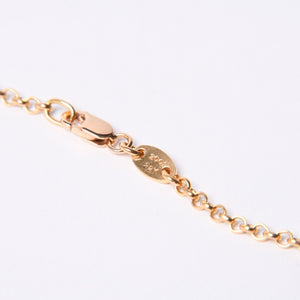 New and unused CHROME HEARTS SAFETY PIN ROLL CHAIN ​​22k Safety pin necklace 20 inches Weight 12.56g Used 4a000947