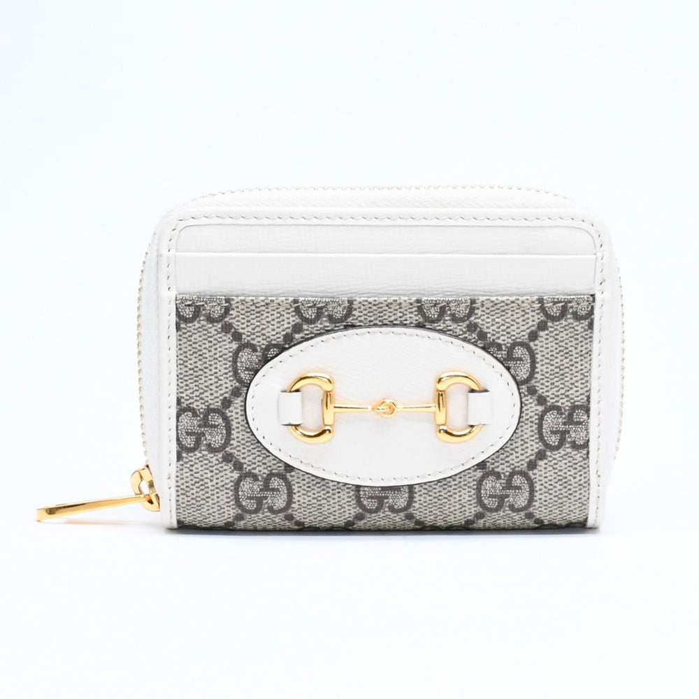 極美品 GUCCI グッチ コインケース ホースビット 小銭入れ 小物入れ GG柄 GGキャンバス 658549 ゴールド金具 中古 4a006055