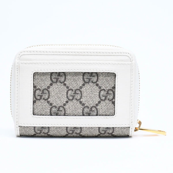 極美品 GUCCI グッチ コインケース ホースビット 小銭入れ 小物入れ GG柄 GGキャンバス 658549 ゴールド金具 中古 4a006055