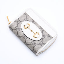 画像をギャラリービューアに読み込む, 極美品 GUCCI グッチ コインケース ホースビット 小銭入れ 小物入れ GG柄 GGキャンバス 658549 ゴールド金具 中古 4a006055