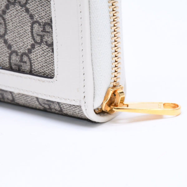 極美品 GUCCI グッチ コインケース ホースビット 小銭入れ 小物入れ GG柄 GGキャンバス 658549 ゴールド金具 中古 4a006055