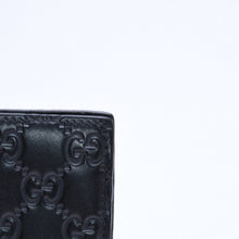 画像をギャラリービューアに読み込む, GUCCI グッチシマ マネークリップ カードケース ブラック シルバー金具 170580 レザー 美品 中古 4a006067