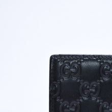 画像をギャラリービューアに読み込む, GUCCI グッチシマ マネークリップ カードケース ブラック シルバー金具 170580 レザー 美品 中古 4a006067