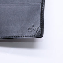 画像をギャラリービューアに読み込む, GUCCI グッチシマ マネークリップ カードケース ブラック シルバー金具 170580 レザー 美品 中古 4a006067