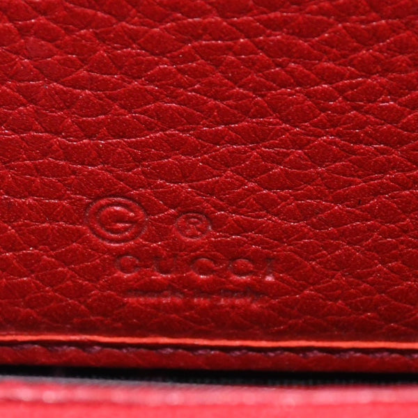 極美品 GUCCI グッチ ソーホー フリンジ コンパクトウォレット コインケース 593209 レザー 中古 4a006096
