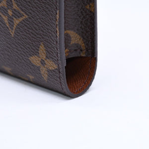極美品 LOUIS VUITTON ルイヴィトン モノグラム エテュイ シガレットケース ブラウン M63024 タバコケース iQOSケース PVC 中古 4a006010