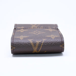 極美品 LOUIS VUITTON ルイヴィトン モノグラム エテュイ シガレットケース ブラウン M63024 タバコケース iQOSケース PVC 中古 4a006010