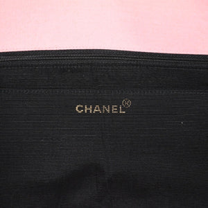 CHANEL Chain tote bag No. 2 here mark paisley canvas light pink gold hardware all over pattern good condition used 4a009583