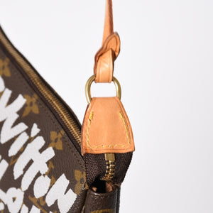 Very Good Condition LOUIS VUITTON Pochette Accessories Accessor Pouch M92192 Monogram Graffiti Used 4a009265