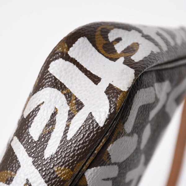 Very Good Condition LOUIS VUITTON Pochette Accessories Accessor Pouch M92192 Monogram Graffiti Used 4a009265