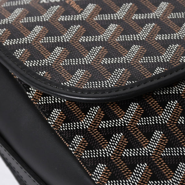 Very good condition GOYARD Belvedere MM bag shoulder bag BELVE3MMLTY02CG02P black silver metal fittings used 4a009592