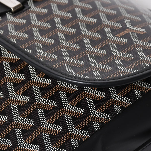 Very good condition GOYARD Belvedere MM bag shoulder bag BELVE3MMLTY02CG02P black silver metal fittings used 4a009592
