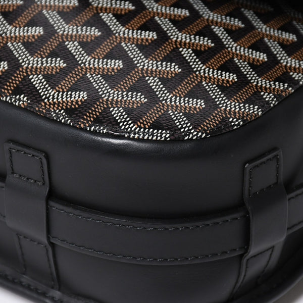 Very good condition GOYARD Belvedere MM bag shoulder bag BELVE3MMLTY02CG02P black silver metal fittings used 4a009592