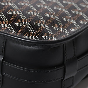 Very good condition GOYARD Belvedere MM bag shoulder bag BELVE3MMLTY02CG02P black silver metal fittings used 4a009592