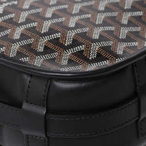 Very good condition GOYARD Belvedere MM bag shoulder bag BELVE3MMLTY02CG02P black silver metal fittings used 4a009592