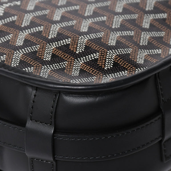 Very good condition GOYARD Belvedere MM bag shoulder bag BELVE3MMLTY02CG02P black silver metal fittings used 4a009592