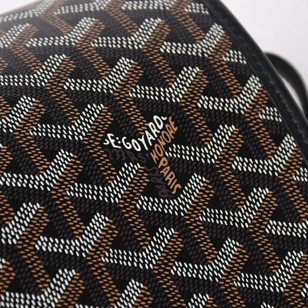 Very good condition GOYARD Belvedere MM bag shoulder bag BELVE3MMLTY02CG02P black silver metal fittings used 4a009592