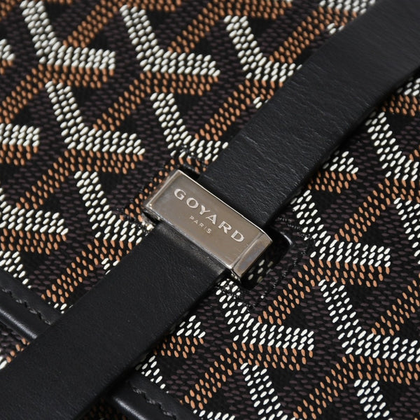 Very good condition GOYARD Belvedere MM bag shoulder bag BELVE3MMLTY02CG02P black silver metal fittings used 4a009592