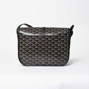 Very good condition GOYARD Belvedere MM bag shoulder bag BELVE3MMLTY02CG02P black silver metal fittings used 4a009592