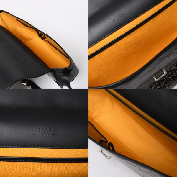 Very good condition GOYARD Belvedere MM bag shoulder bag BELVE3MMLTY02CG02P black silver metal fittings used 4a009592