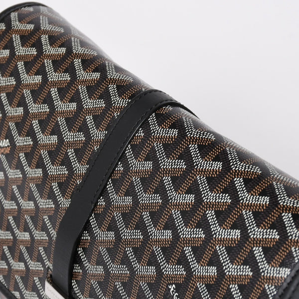 Very good condition GOYARD Belvedere MM bag shoulder bag BELVE3MMLTY02CG02P black silver metal fittings used 4a009592