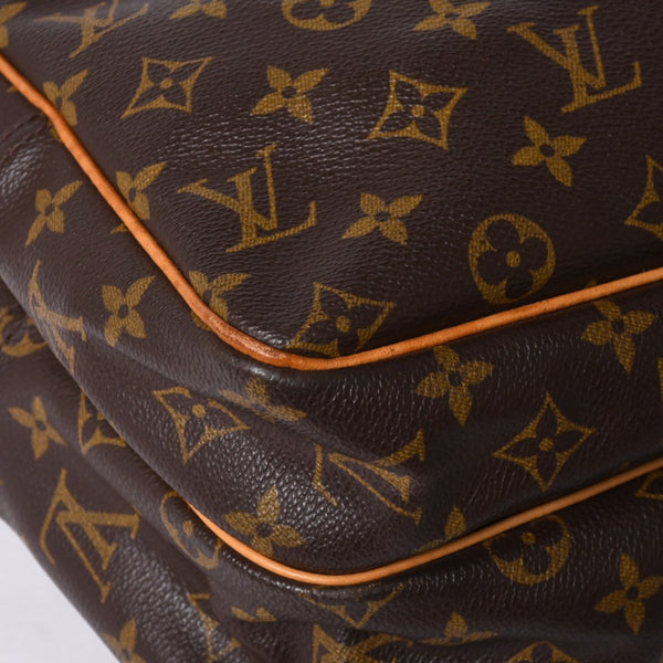LOUIS VUITTON Shoulder Bag Reporter GM Monogram M45252 Brown Gold Hardware Good Condition Used 4a000868