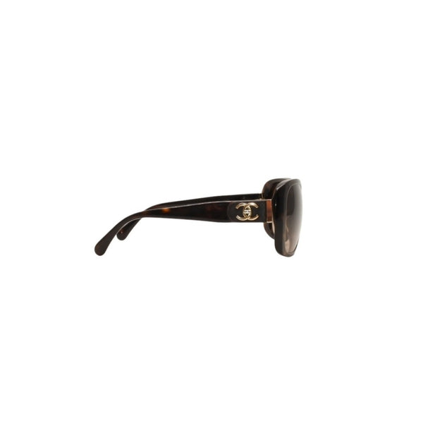 CHANEL Sunglasses Eyewear 5234-Q-A c.714/3B Size 57□16 135 Coco Mark Turnlock Temple Tortoiseshell Color Good Condition Used 4a000794