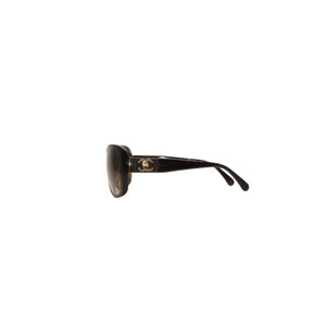 CHANEL Sunglasses Eyewear 5234-Q-A c.714/3B Size 57□16 135 Coco Mark Turnlock Temple Tortoiseshell Color Good Condition Used 4a000794