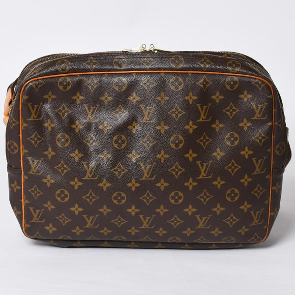 LOUIS VUITTON Shoulder Bag Reporter GM Monogram M45252 Brown Gold Hardware Good Condition Used 4a000868