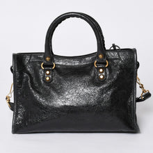 画像をギャラリービューアに読み込む, BALENCIAGA バレンシアガ ハンドバッグ バレンシアガ シティ 2WAY ショルダーバッグ ブラック レザー 811442 美品 中古 4a000692
