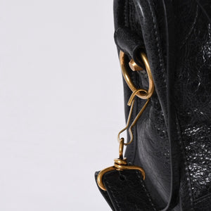 BALENCIAGA バレンシアガ ハンドバッグ バレンシアガ シティ 2WAY ショルダーバッグ ブラック レザー 811442 美品 中古 4a000692