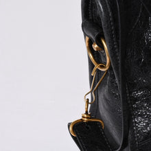 画像をギャラリービューアに読み込む, BALENCIAGA バレンシアガ ハンドバッグ バレンシアガ シティ 2WAY ショルダーバッグ ブラック レザー 811442 美品 中古 4a000692