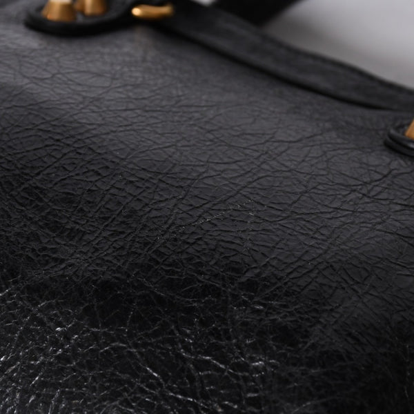 BALENCIAGA バレンシアガ ハンドバッグ バレンシアガ シティ 2WAY ショルダーバッグ ブラック レザー 811442 美品 中古 4a000692