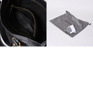 BALENCIAGA バレンシアガ ハンドバッグ バレンシアガ シティ 2WAY ショルダーバッグ ブラック レザー 811442 美品 中古 4a000692