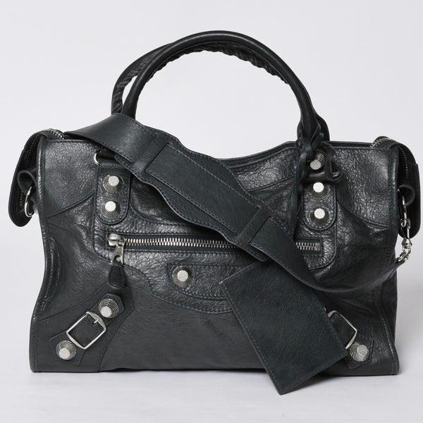 BALENCIAGA バレンシアガ ジャイアント シティ 173084・1202 527589 Hand Bag ハンドバッグ 2WAY レザー 美品 中古 4a000515