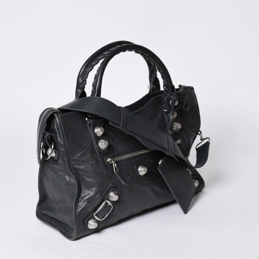 BALENCIAGA バレンシアガ ジャイアント シティ 173084・1202 527589 Hand Bag ハンドバッグ 2WAY レザー 美品 中古 4a000515