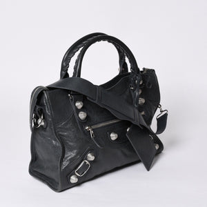 BALENCIAGA バレンシアガ ジャイアント シティ 173084・1202 527589 Hand Bag ハンドバッグ 2WAY レザー 美品 中古 4a000515