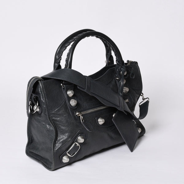 BALENCIAGA バレンシアガ ジャイアント シティ 173084・1202 527589 Hand Bag ハンドバッグ 2WAY レザー 美品 中古 4a000515