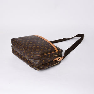LOUIS VUITTON Shoulder Bag Reporter GM Monogram M45252 Brown Gold Hardware Good Condition Used 4a000868