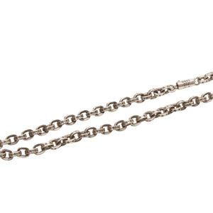 極美品 CHROME HEARTS クロムハーツ 20inch PAPER CHAIN NECKLACE 20インチ ペーパーチェーンネックレス 重量約37.12g 中古 4a000960