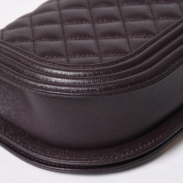 新品同様 CHANEL シャネル ボーイシャネル スモール チェーンショルダーバッグ AS3350 ランダム番台 ココマーク キャビアスキン 中古 4a009758