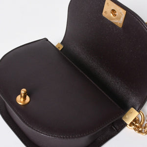 新品同様 CHANEL シャネル ボーイシャネル スモール チェーンショルダーバッグ AS3350 ランダム番台 ココマーク キャビアスキン 中古 4a009758