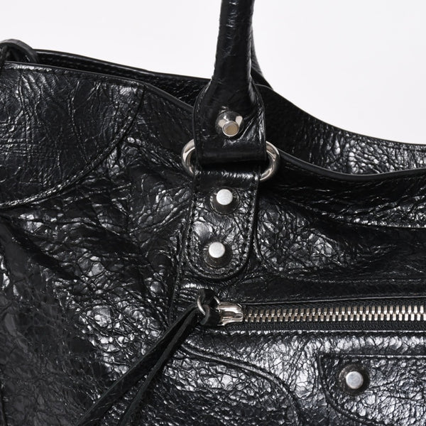 Very Good Condition BALENCIAGA Balenciaga 2WAY Handbag Shoulder Bag Le City Lambskin 823058 Used 4a009610