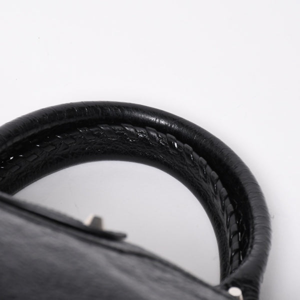 Very Good Condition BALENCIAGA Balenciaga 2WAY Handbag Shoulder Bag Le City Lambskin 823058 Used 4a009610