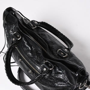 Very Good Condition BALENCIAGA Balenciaga 2WAY Handbag Shoulder Bag Le City Lambskin 823058 Used 4a009610