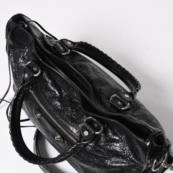 Very Good Condition BALENCIAGA Balenciaga 2WAY Handbag Shoulder Bag Le City Lambskin 823058 Used 4a009610