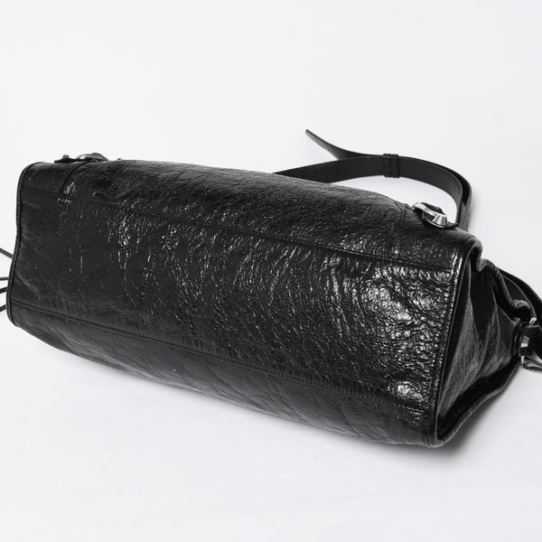 Very Good Condition BALENCIAGA Balenciaga 2WAY Handbag Shoulder Bag Le City Lambskin 823058 Used 4a009610